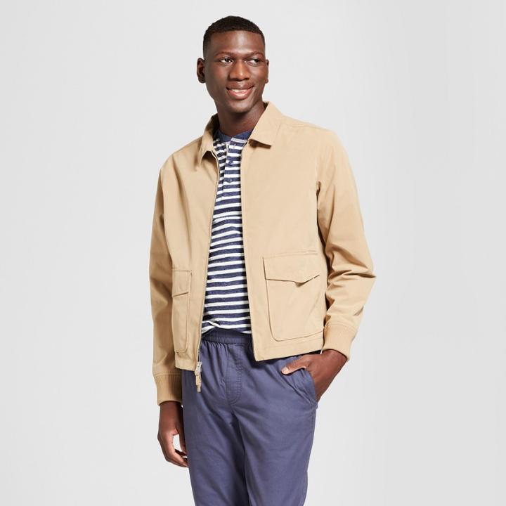 Men's Harrington Rain Coats - Goodfellow & Co Medium Khaki