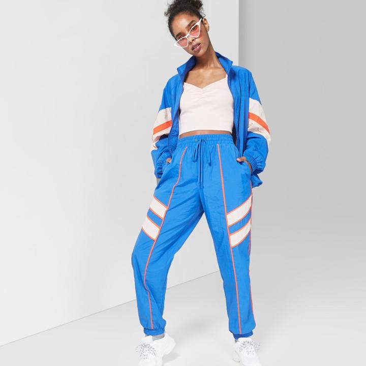Women's Retro Track Jacket Set - Wild Fable Royal Blue