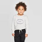 Toddler Boys' Everybody Love Everybody Graphic Long Sleeve T-shirt - Cat & Jack Heather Gray