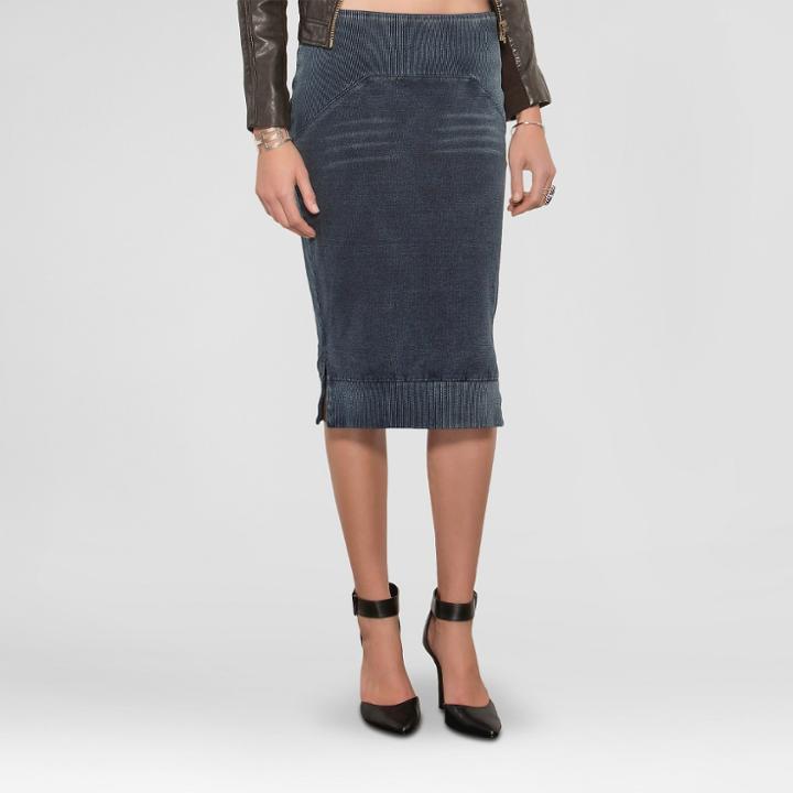 Target S&p By Standards & Practices Women's Indigo Premium Denim Knit Pencil