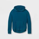 Girls' Soft Fleece Hooded Sweatshirt - All In Motion Teal