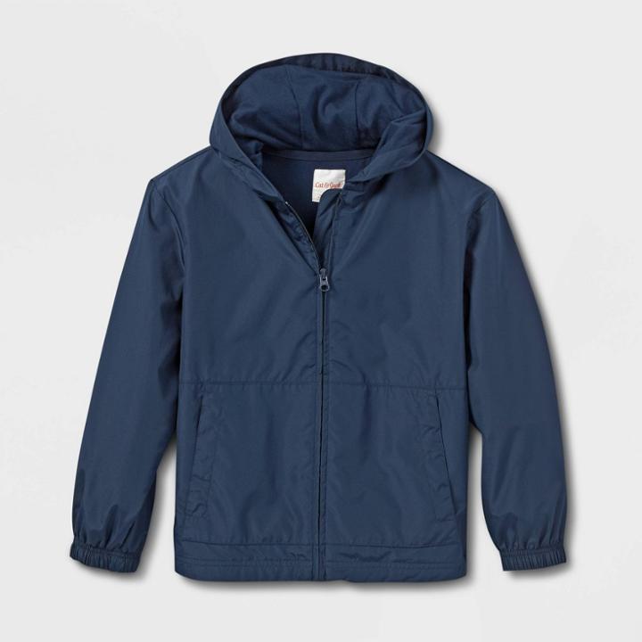 Kids' Windbreaker Jacket - Cat & Jack Navy