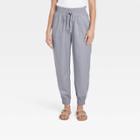 Women's High-rise Ankle Jogger Pants - A New Day Gray