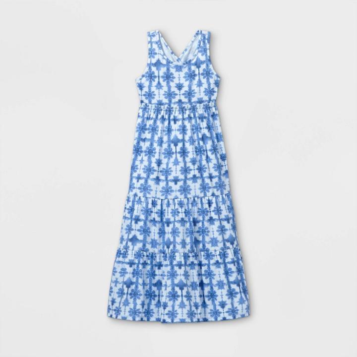 Girls' Sleeveless Knit Maxi Dress - Cat & Jack Blue