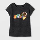 Toddler Girls' 'unity' Graphic T-shirt - Cat & Jack Gray