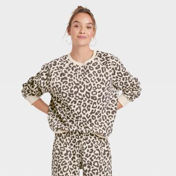 Grayson Threads Women's Graphic Sweatshirt - Leopard Print