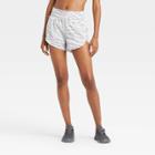 Women's Animal Print Mid-rise Run Shorts 3 - All In Motion Gray