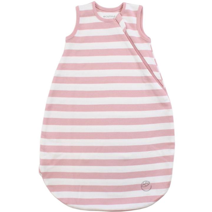 Ecolino Woolino Organic Cotton Swaddle Wrap - 18-36m Blush, Black