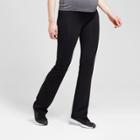 Maternity Crossover Panel Active Bootcut Pants - Isabel Maternity By Ingrid & Isabel Black