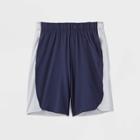 Boys' Color Block Stretch Woven Shorts - All In Motion Navy Xs, Boy's, Blue