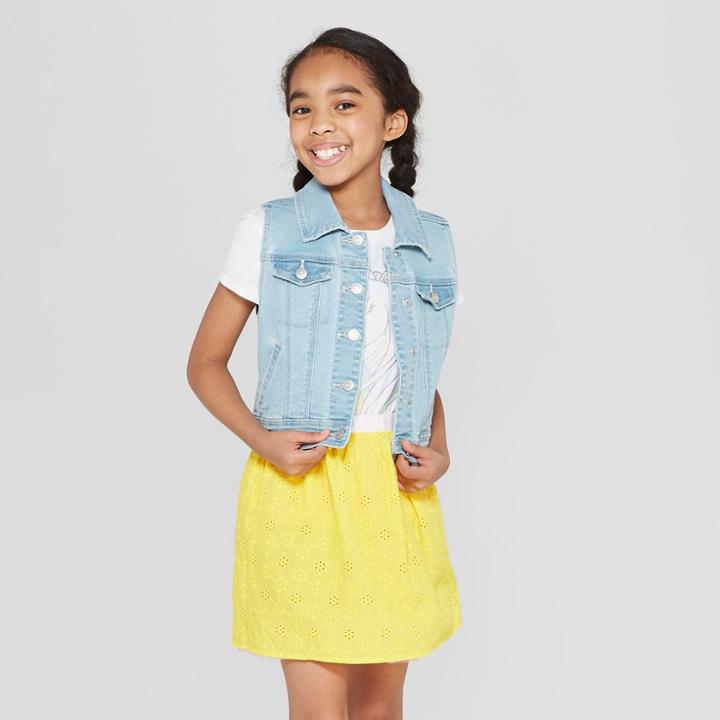 Girls' Jean Vest - Cat & Jack