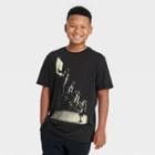 Boys' Slam Dunk Short Sleeve Graphic T-shirt - Art Class Black