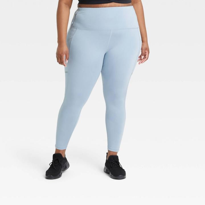 Women's Plus Size Sculpt Ultra High-rise 7/8 Run Leggings - All In Motion