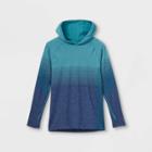 Boys' Seamless Long Sleeve Pullover Hoodie - All In Motion Turquoise
