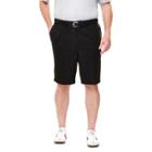 Haggar H26 - Men's Big & Tall Classic Fit Performance Shorts Black