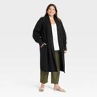 Women's Plus Size Coatigan Sweater - A New Day Black