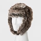 Men's All Faux Fur Trapper (costing Only) Trapper Hats - Goodfellow & Co Brown