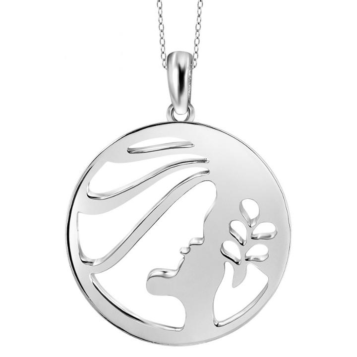 Distributed By Target Women's Sterling Silver Virgo Zodiac Pendant