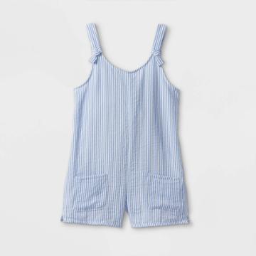 Girls' Chambray Striped Cover Up - Art Class