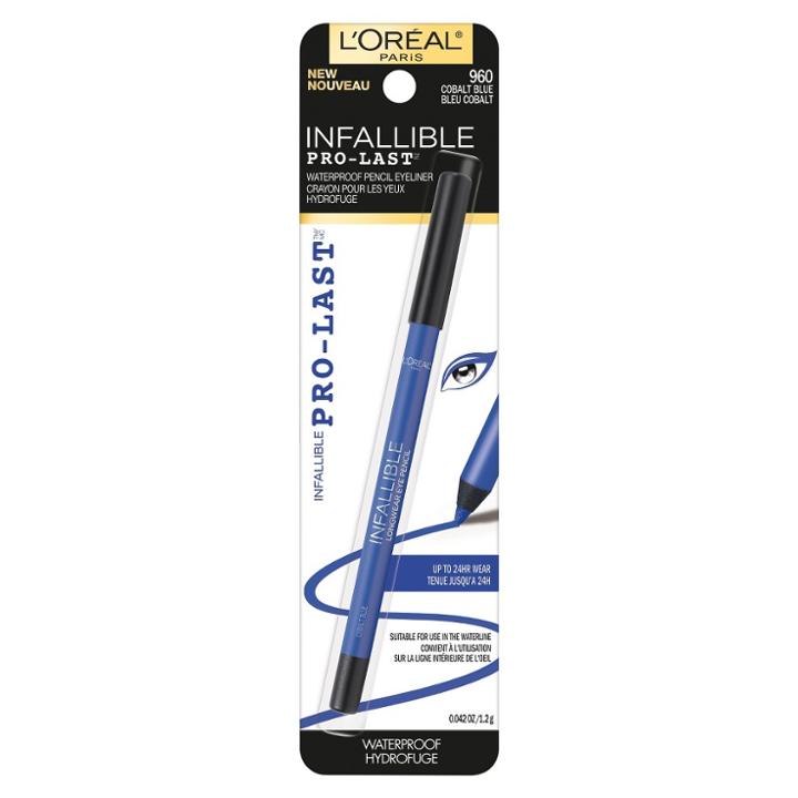 L'oreal Paris L'oral Paris Infallible Pro-last Waterproof Eyeliner Cobalt Blue- 0.042oz, Cobalt Blue