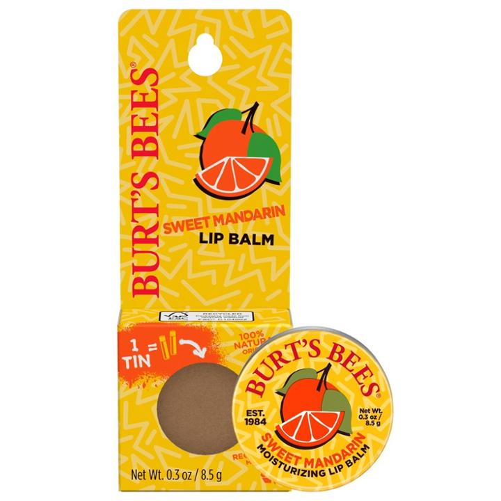 Burt's Bees Tin Lip Balm - Sweet Mandarin