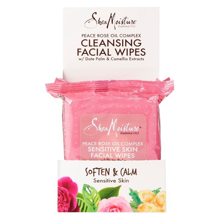 Sheamoisture Peace Rose Facial Cleansing Wipes