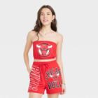 Women's Chicago Bulls Nba Graphic Tube Top - Red