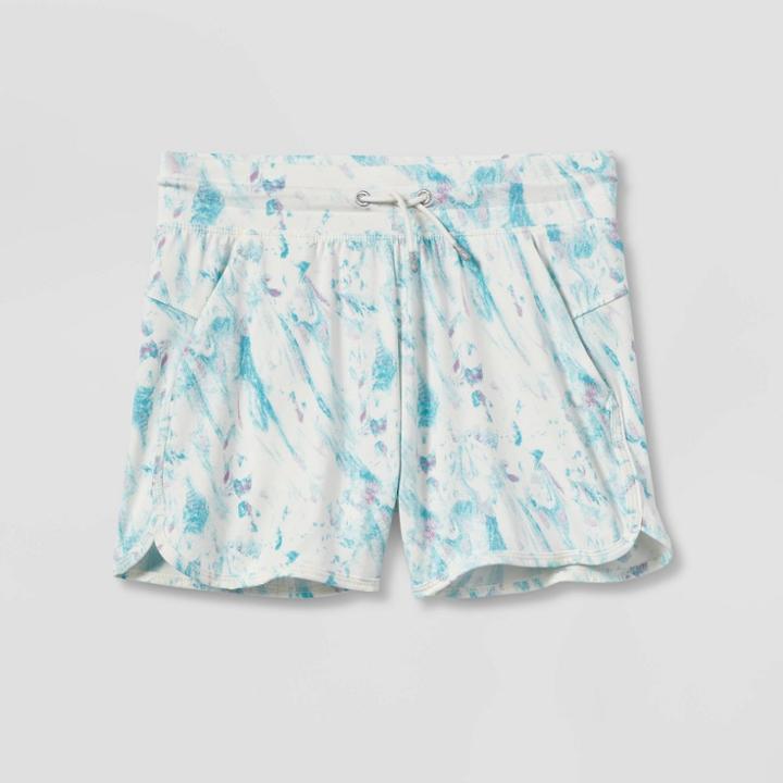 Girls' Soft Gym Shorts - All In Motion White