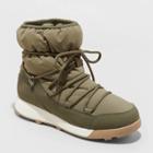 Women's Cara Winter Boots - All In Motion Olive Green