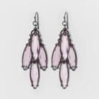 Stone Cluster Drop Earrings - A New Day Pink, Women's
