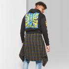 Men's Drop Shoulder Graphic Pullover Sweater - Original Use - Black L, Men's,