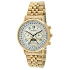 Peugeot Watches Women's Peugeot Round Lunar Perpetual Calendar Multifunction Bracelet Watch - Gold