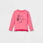 Well Worn Black History Month Toddler Silhouette Long Sleeve Graphic T-shirt - Pink