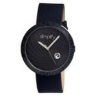 Women's Simplify The 1800 Watch With Magnified Date Display - Black