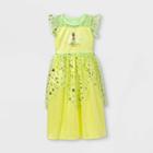 Girls' Disney Princess Tiana Nightgown - Green/yellow