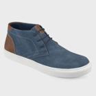 Men's Vance Co. Oscar Faux Leather Casual Lace-up Chukka Boot - Blue