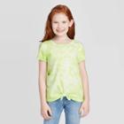 Petitegirls' Short Sleeve Tie-dye T-shirt - Cat & Jack Green