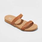 Women's Dani Slide Sandals - Shade & Shore Cognac