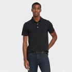 Men's Short Sleeve Performance Polo Shirt - Goodfellow & Co Black