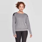 Women's Running Long Sleeve T-shirt - C9 Champion Heather Gray S, Size: Small, Grey Gray