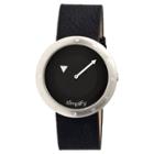 Simplify The 2200 Women's Suede - Overlaid Leather Strap Watch -