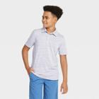 Boys' Golf Polo Shirt - All In Motion Gray