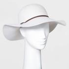 Women's Felt Floppy Hat - A New Day Cream, Ivory