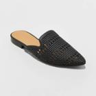 Women's Whisper Woven Mules - Universal Thread Black