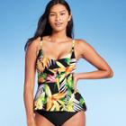Women's High-low Tankini Top - Kona Sol Tropical Print
