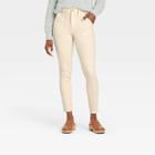 Women's High-rise Skinny Jeans - Universal Thread Off-white