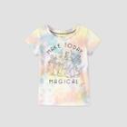 Toddler Girls' Disney Princess 'make Today Magical' Tie-dye Short Sleeve T-shirt - 2t - Disney