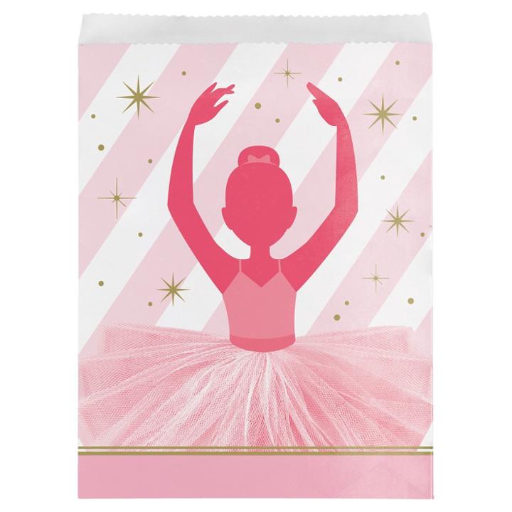 Creative Converting 10ct Ballet Paper Treat Bags,