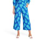 Women's Pineapple Print Cover Up Pants - Tabitha Brown For Target Blue Xxs