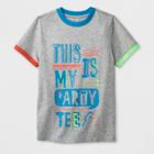 Boys' Short Sleeve Graphic T-shirt - Cat & Jack Gray